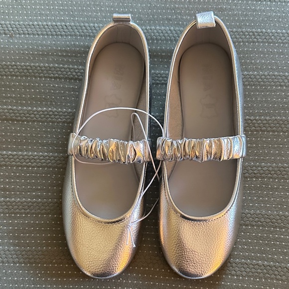 MIA Shoes - MIA Silver Flats for Women